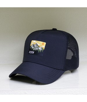 Customize Your Logo High Quality Embroidery Trucker Hats Wholesale Unisex Sports Cap Hiking Cap Black Classic gorras