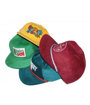 Custom Vintage Retro Corduroy Snapback Hat Wholesale Corduroy Baseball Caps For Men Blank Hats