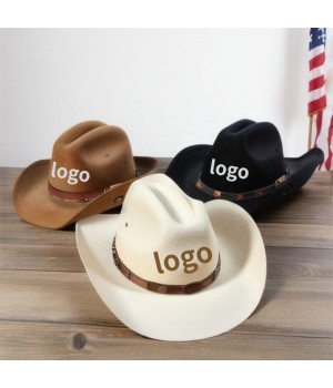 Wholesale luxury high quality customize old school camo felt bulk Australia wool wooly vintage cowboy men hat